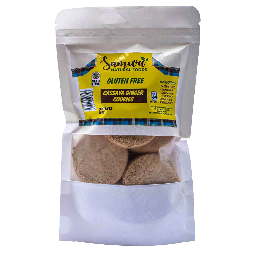 Gluten Free Cassava Ginger Cookies